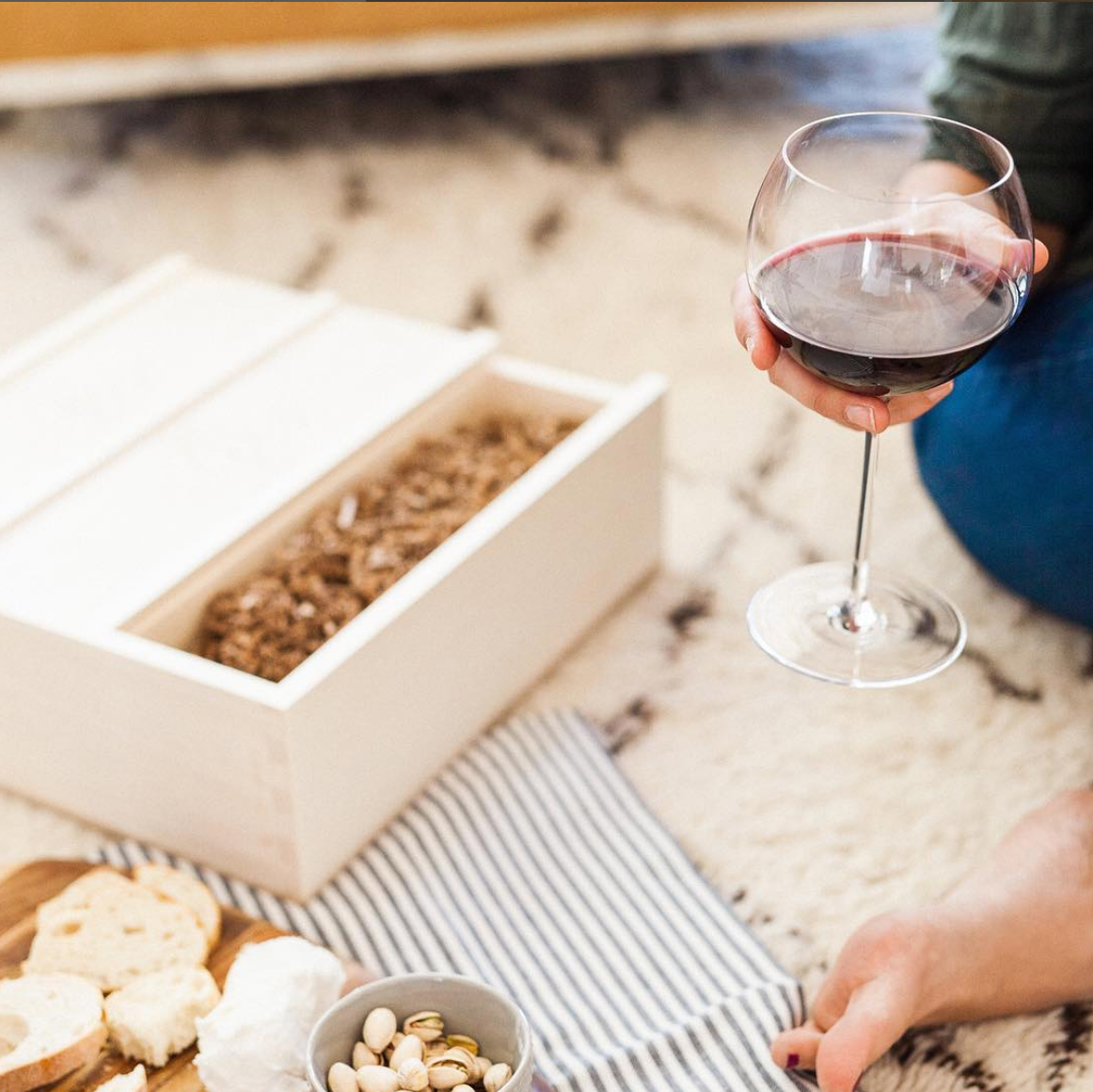 Personalised Wooden Wine Gift Box
