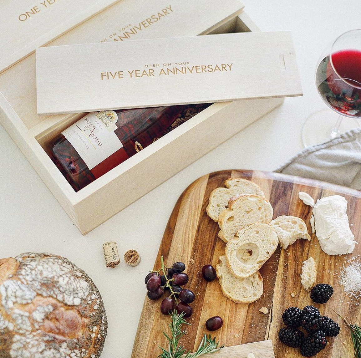 Personalised Wooden Wine Gift Box
