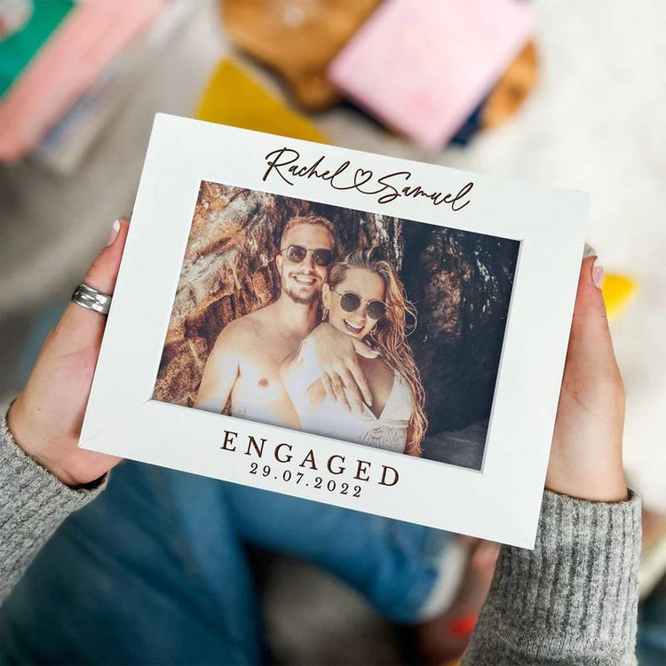 Personalised engagement gifts