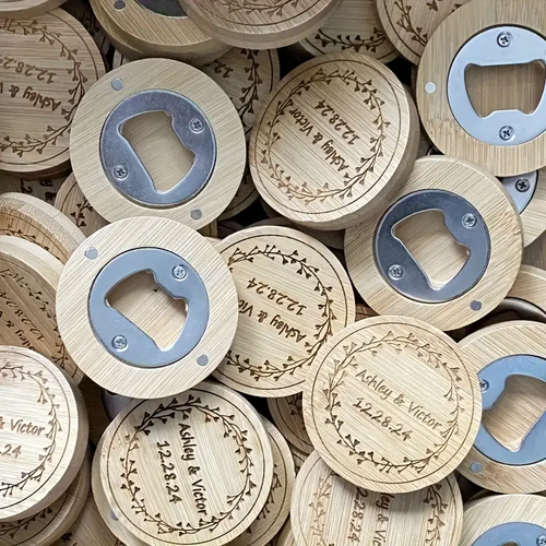 Custom Engraved Wood Bottle Opener