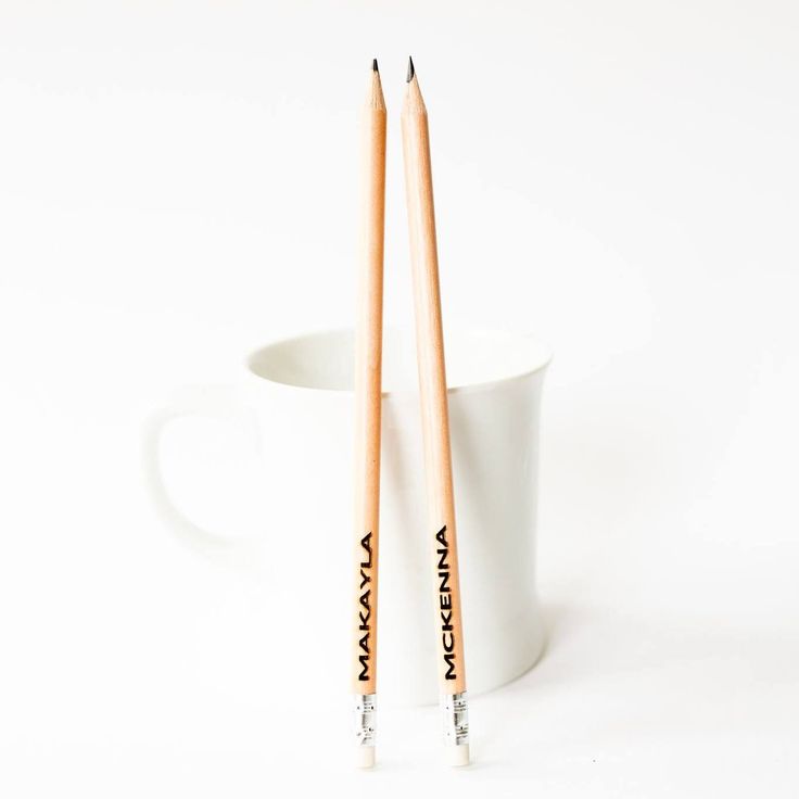 Custom engraved pencils