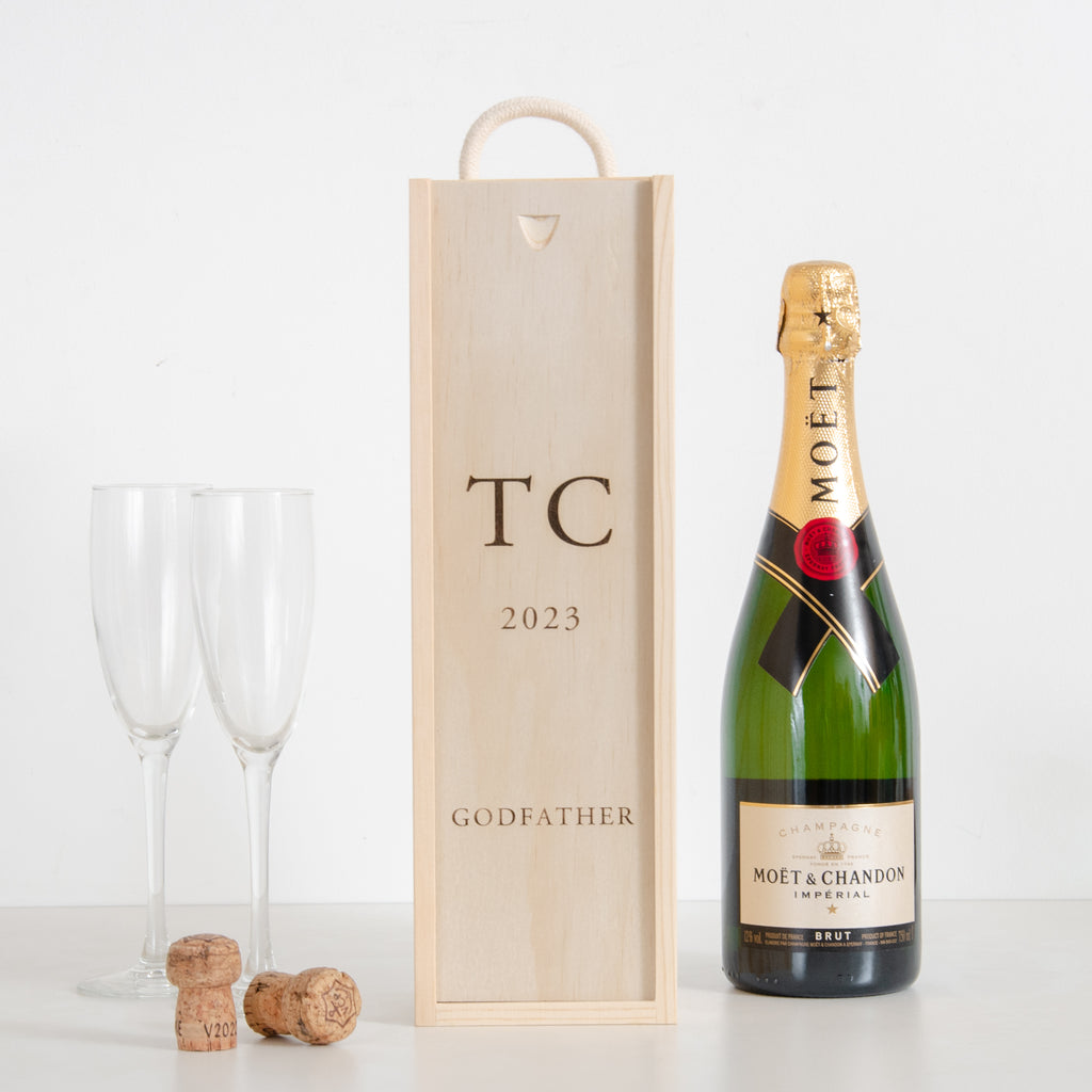 Personalised Wooden Wine Box