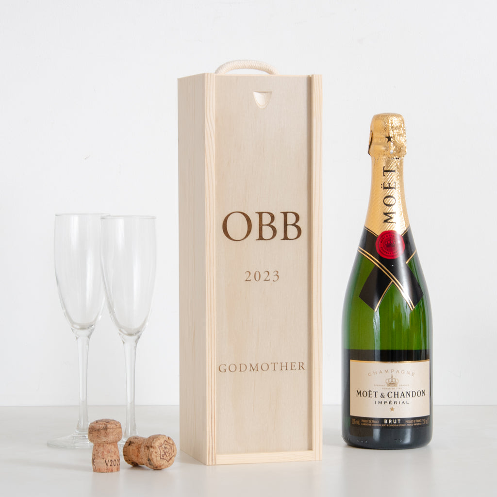 Personalised Wooden Wine Box