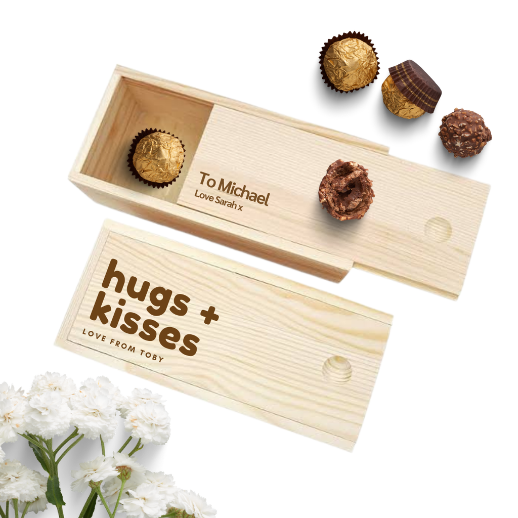 Custom wood gift box