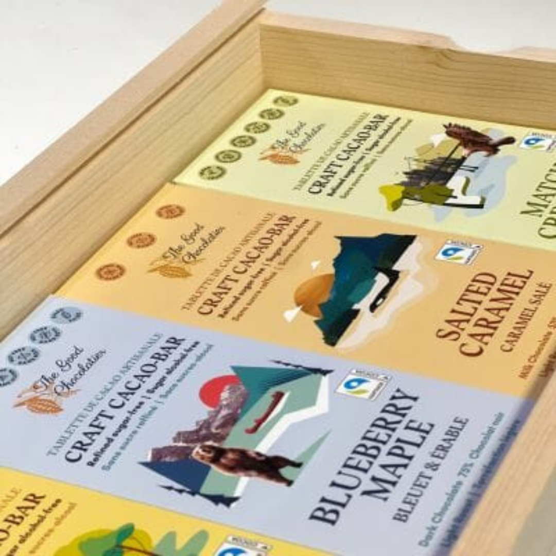 Engraved wooden gift box