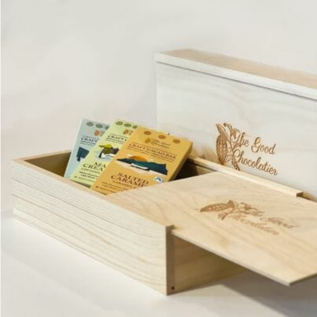 Custom wood gift box