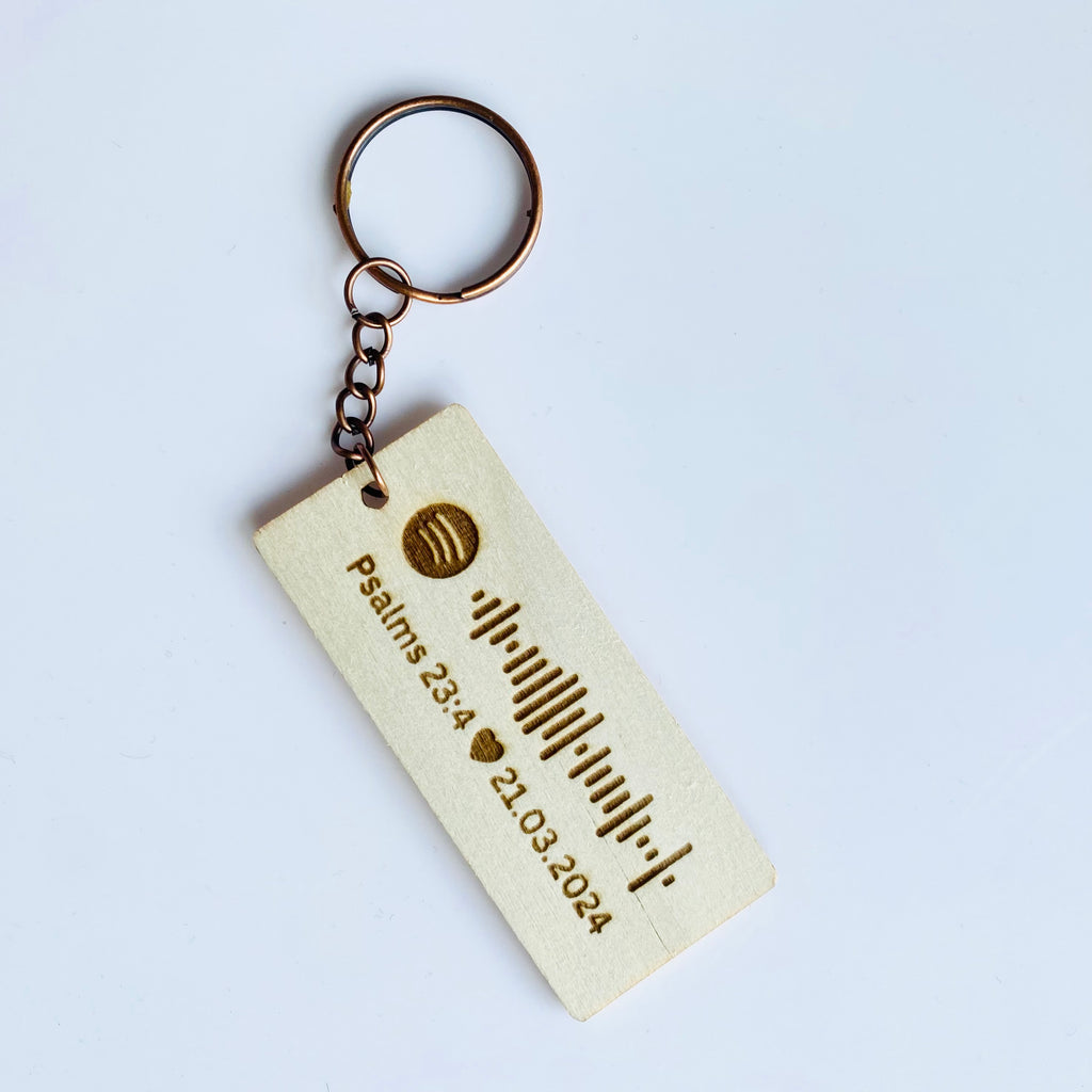 Custom Our Song keyring