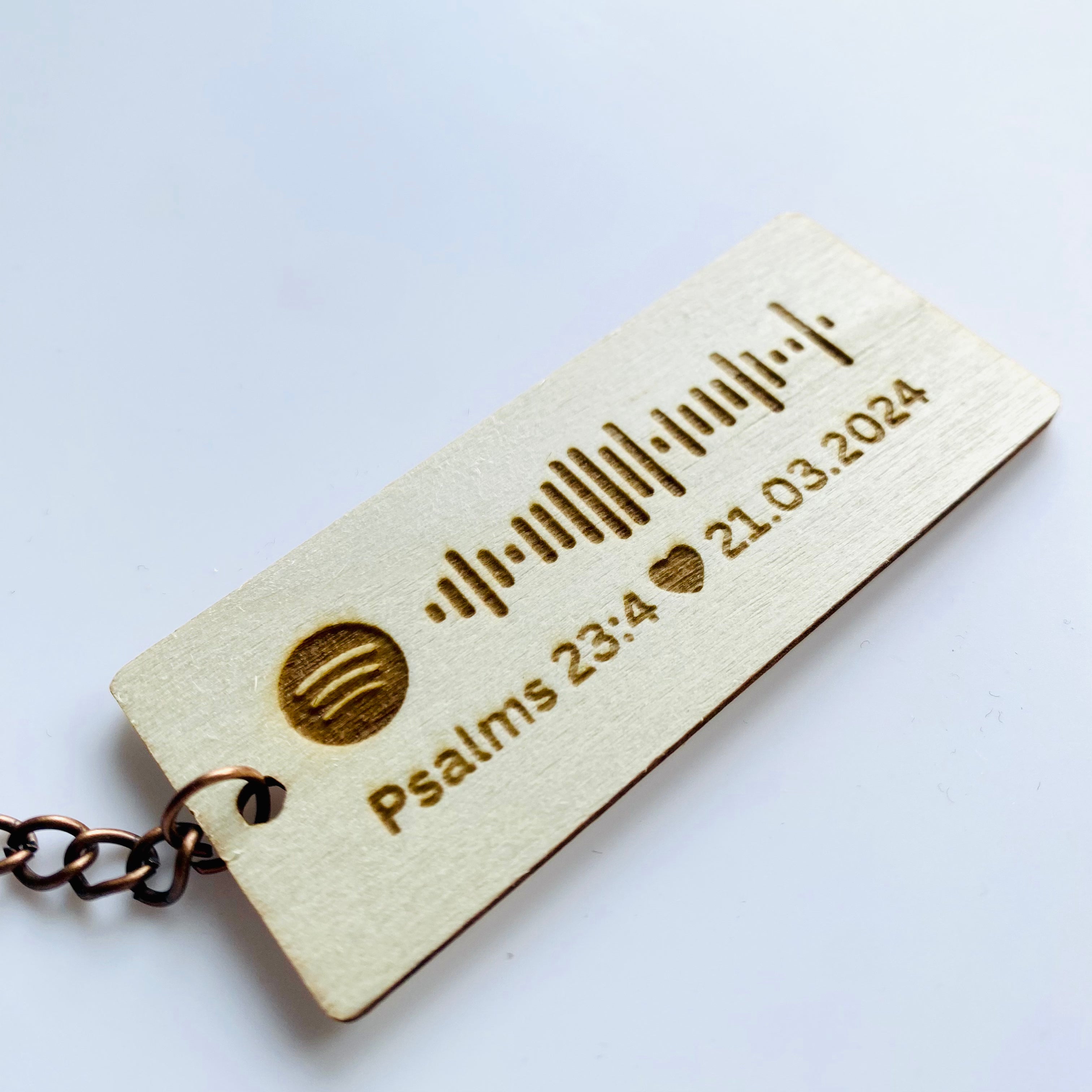 Custom Our Song keyring