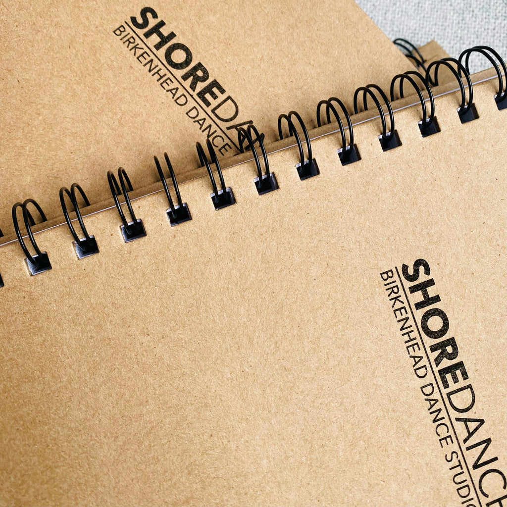 Custom engraved logo notebooks