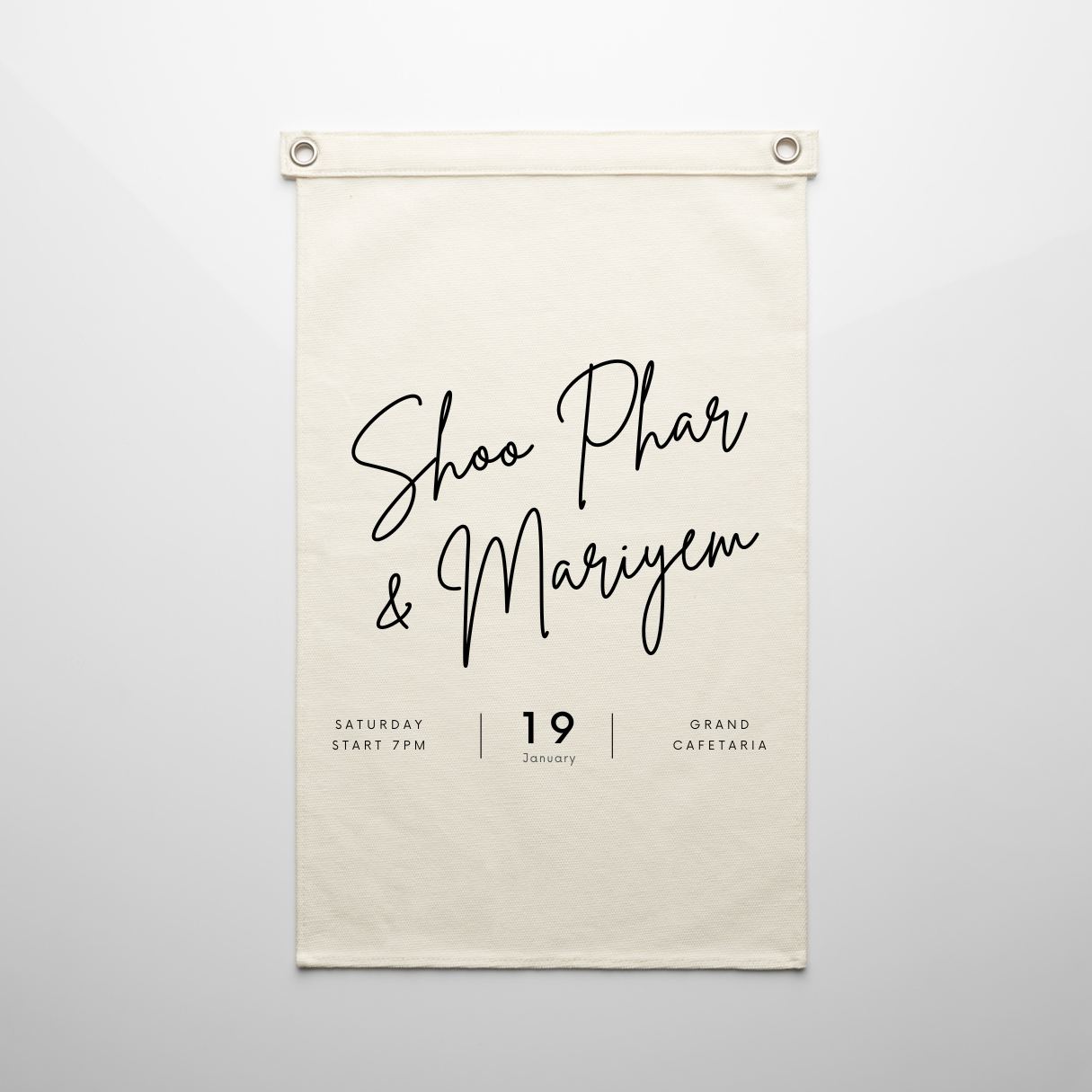 Personalised Wall Banner