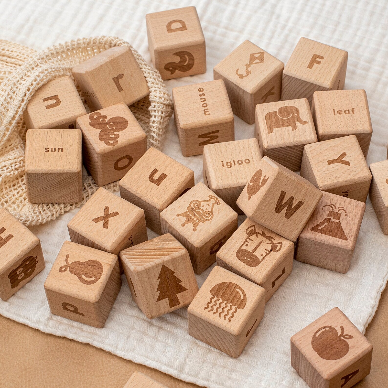 Personalised Baby Name Blocks