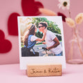 Personalised engraved photo block