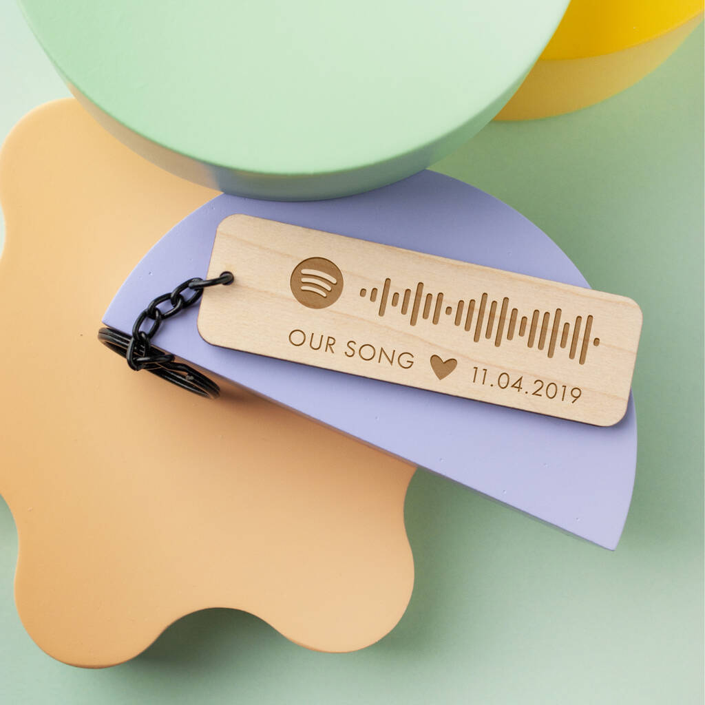 Spotify "Our Song" keyring