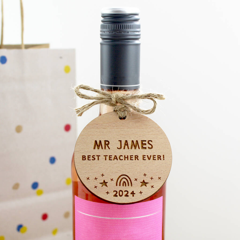 Personalised Teacher Gift Tag Decoration