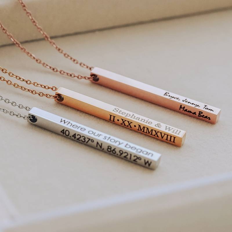 Personalised Bar Necklace