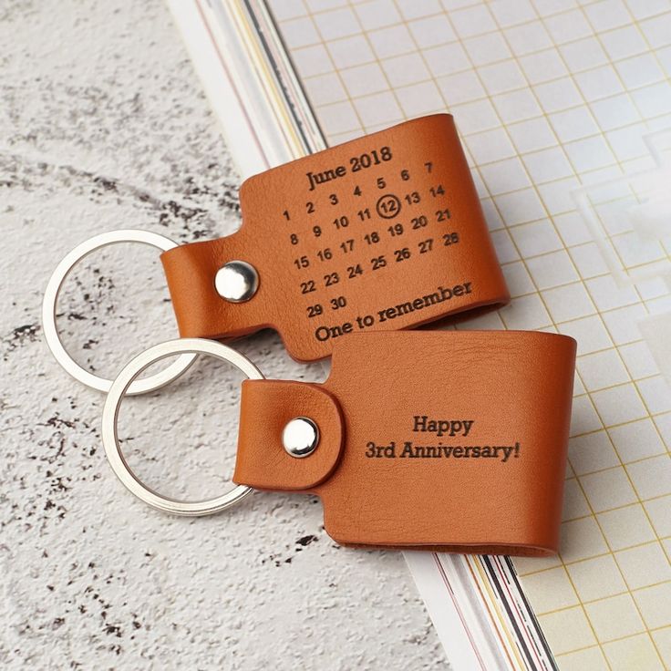 Custom Leather Keyrings