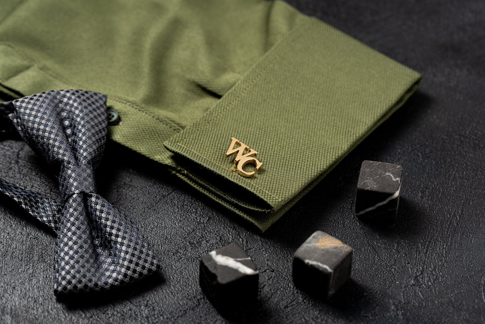 Personalised Mens Initial Cufflinks NZ