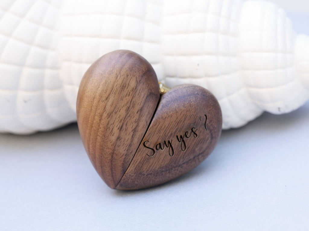 Personalised Wood Ring Boxes nz
