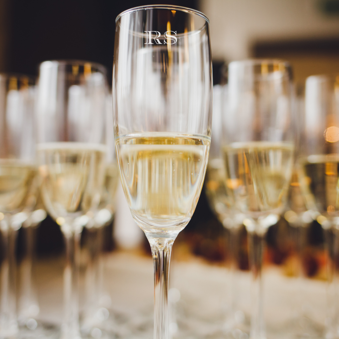 personalised champagne glasses nz