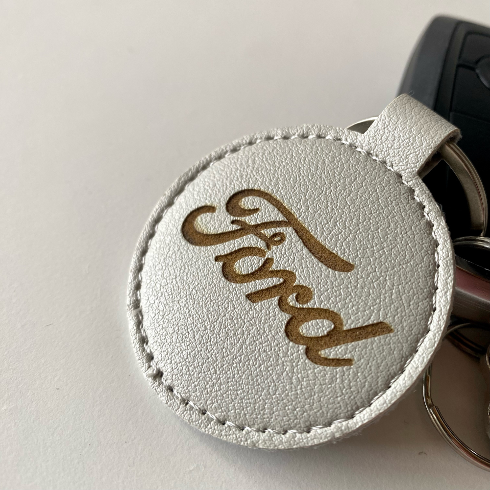 personalised leather keyrings 