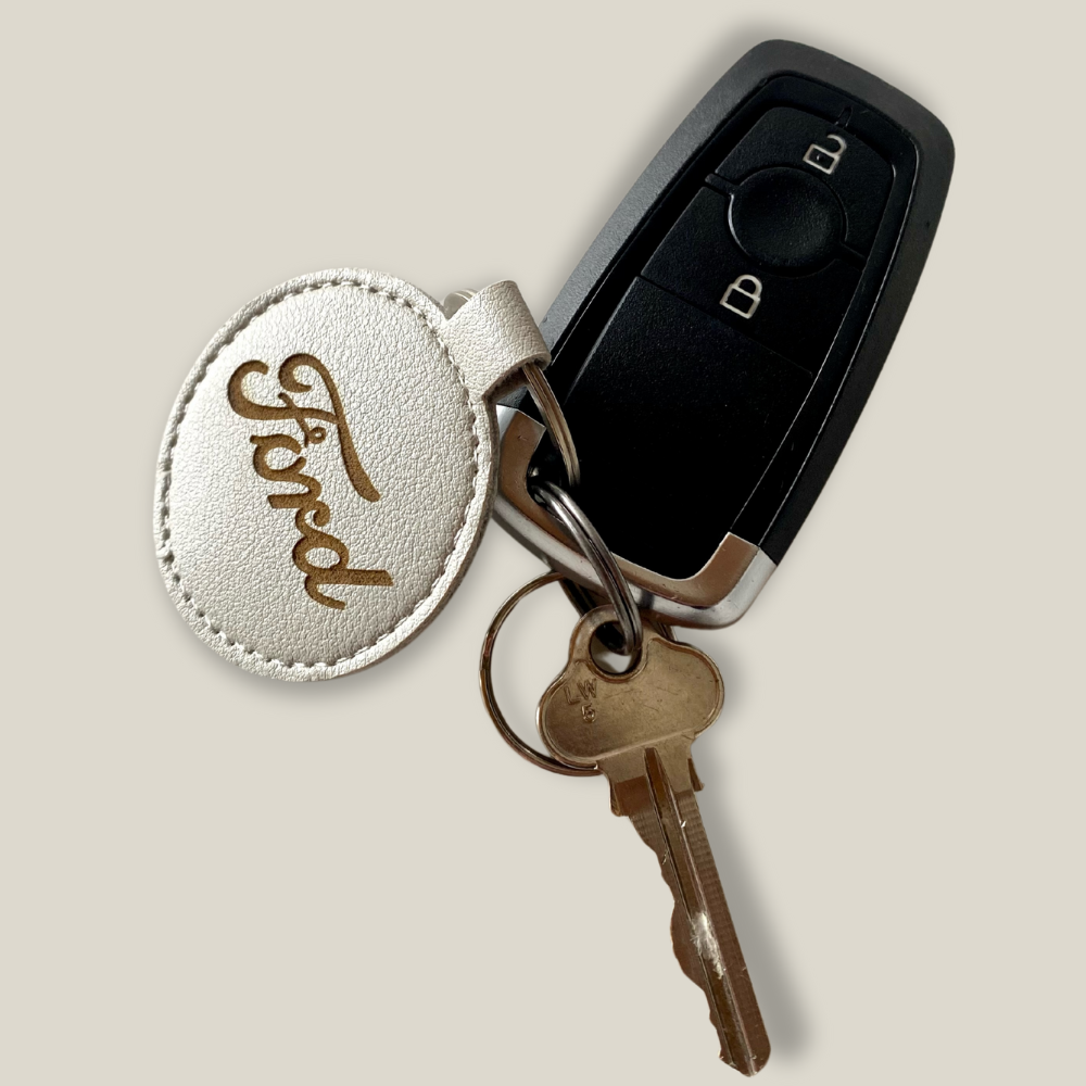 personalised leather keyrings 