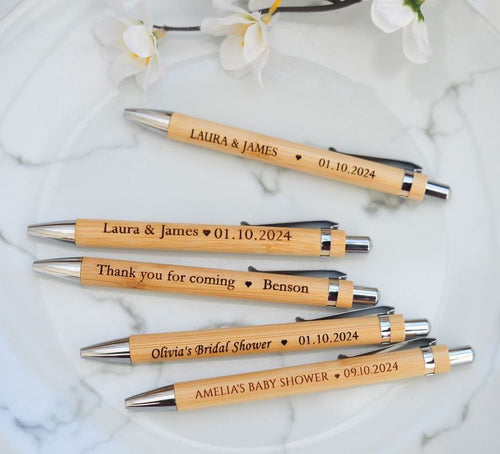 personalised wooden pens nz